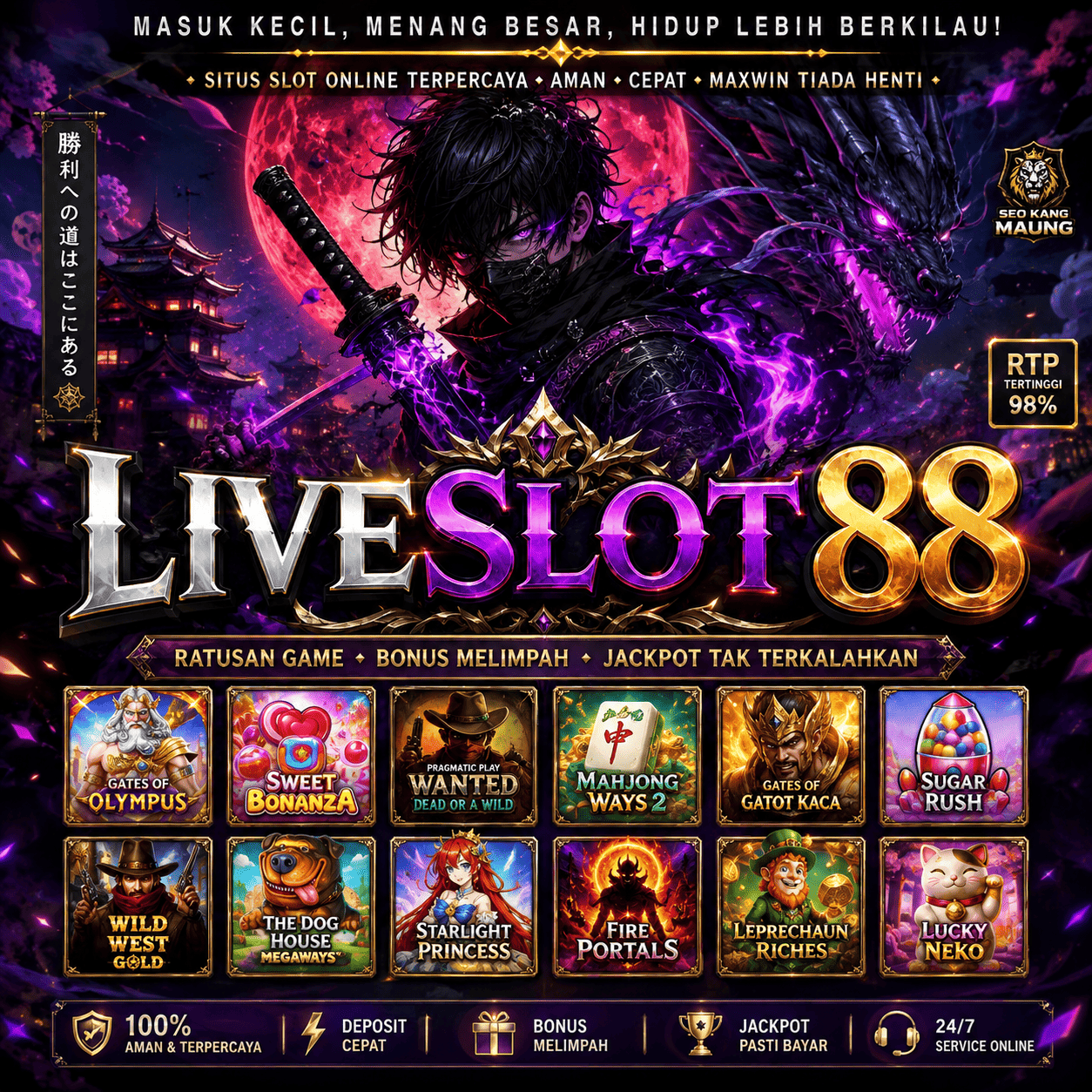 LIVESLOT88 | SITUS GAME ONLINE PILIHAN DENGAN SENSASI JACKPOT DAN MAXWIN TERBARU by Hey siriusly