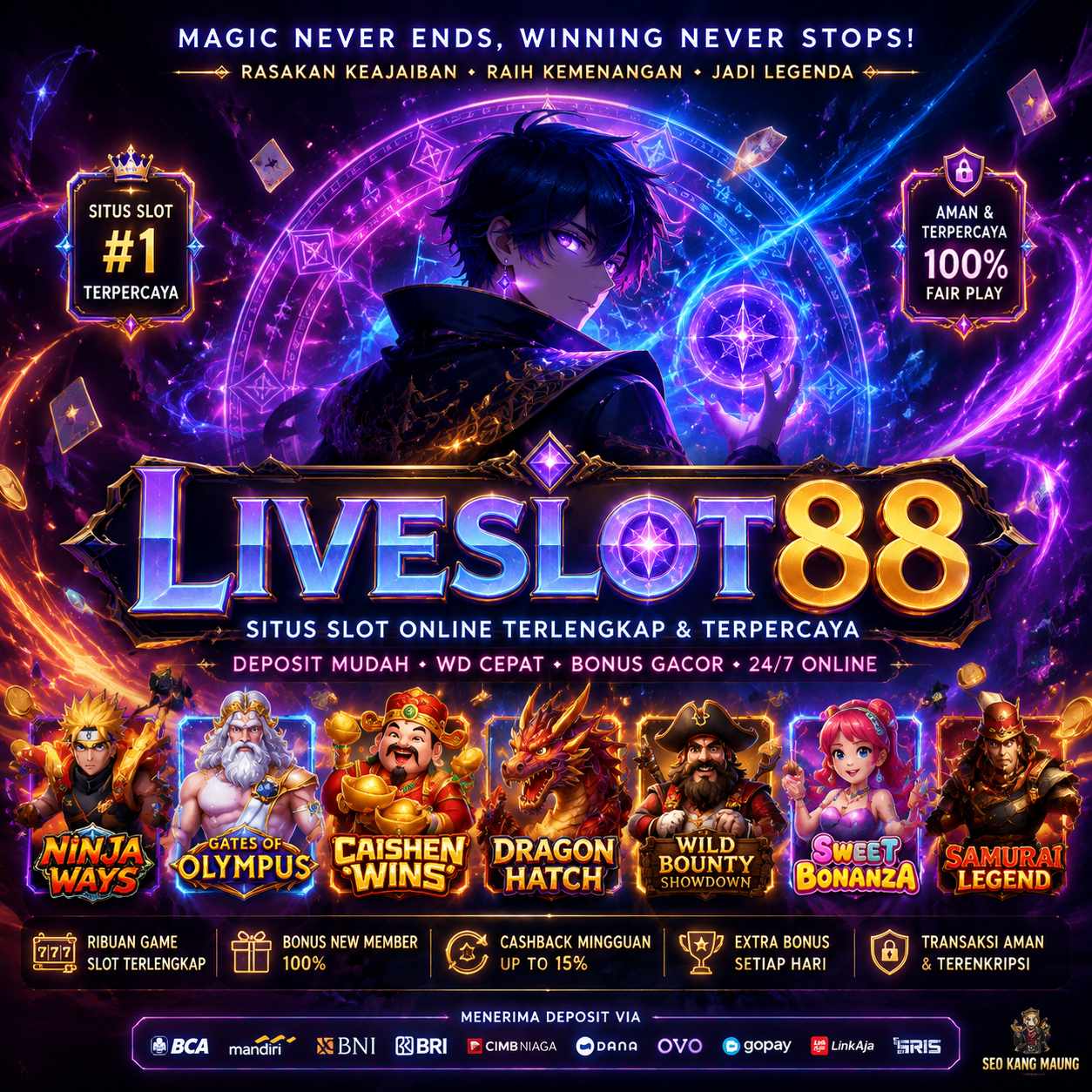 LIVESLOT88 >>> Slot Game Dunia Bawah Tanah Dengan Visual Misterius Dan Modern by Hey siriusly